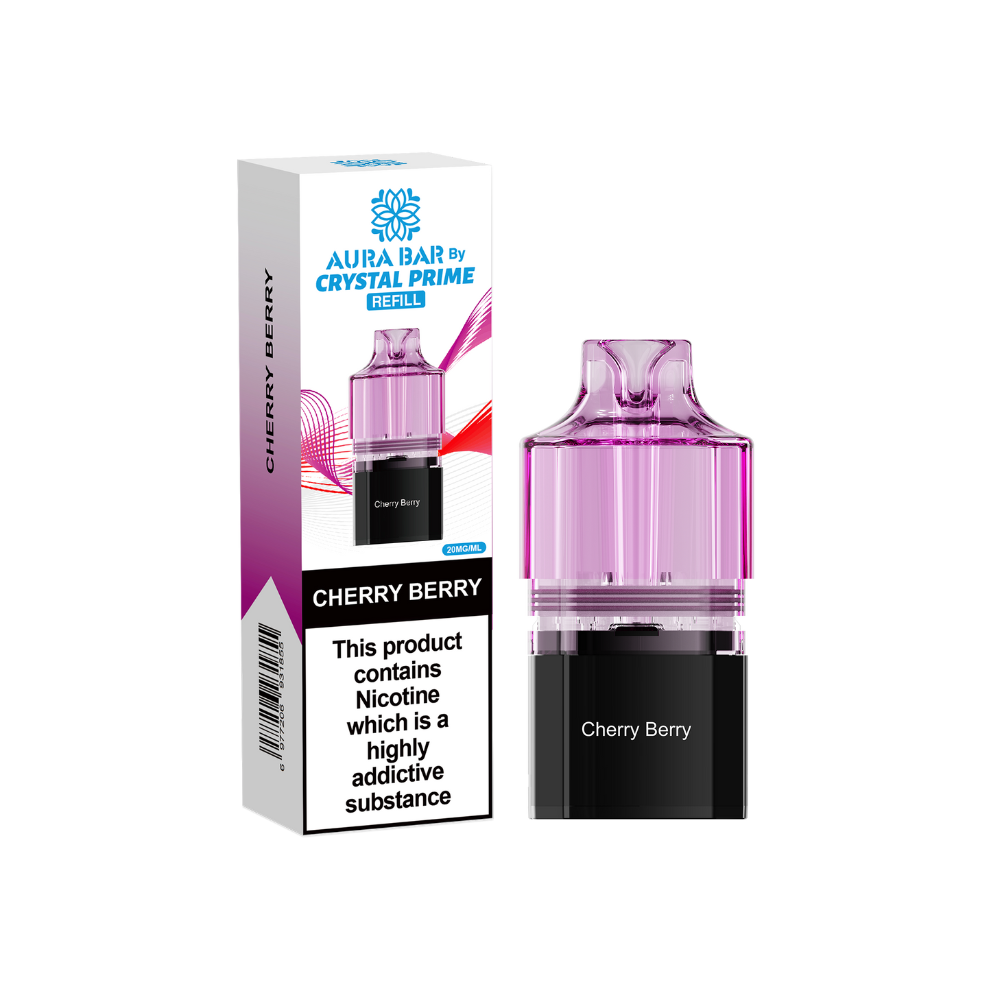 CHERRY BERRY - CRYSTAL PRIME 10K PODS