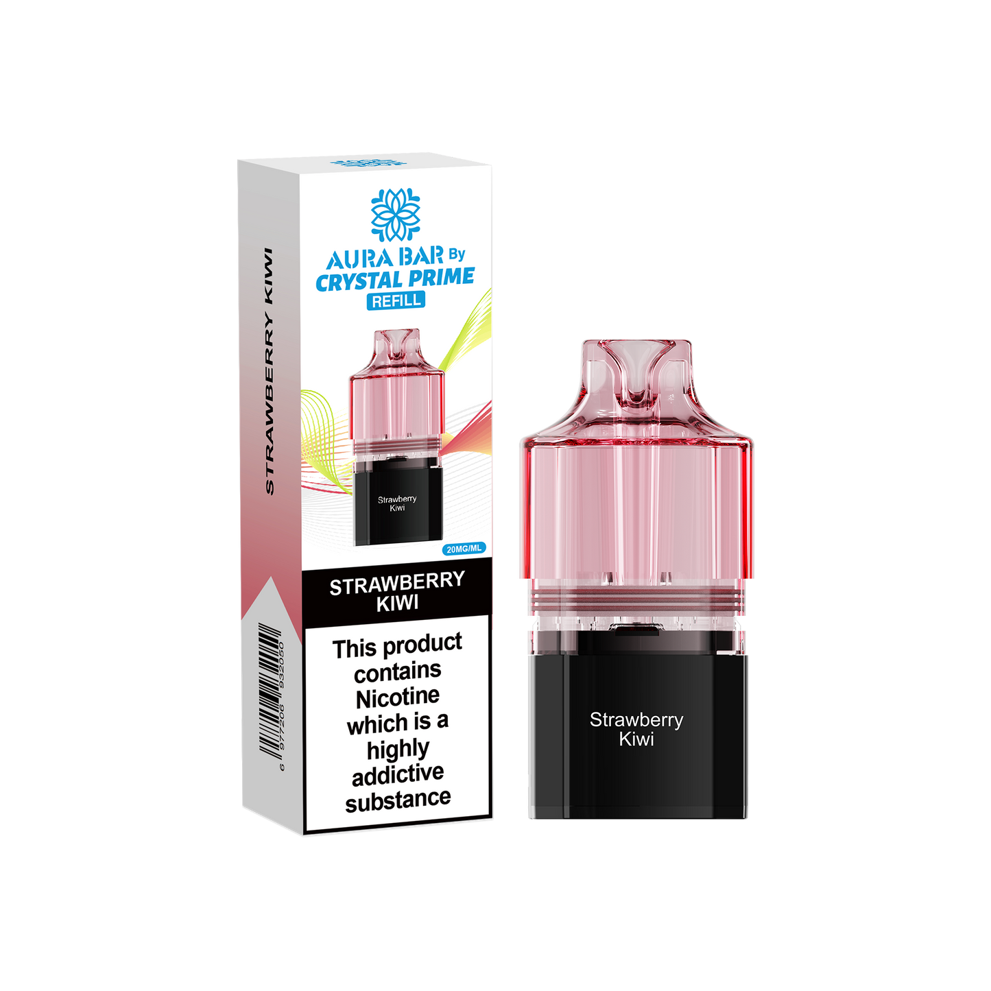 STRAWBERRY KIWI - CRYSTAL PRIME 10K PODS