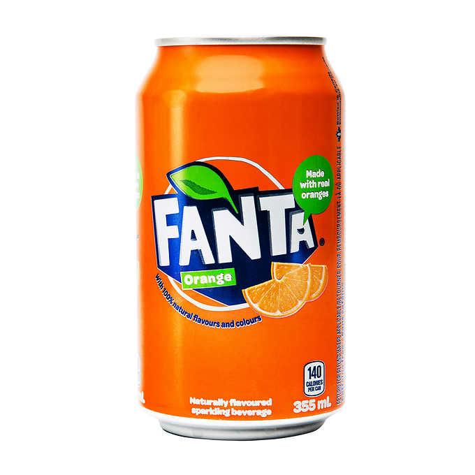 FANTA ORANGE CANS USA 350ML