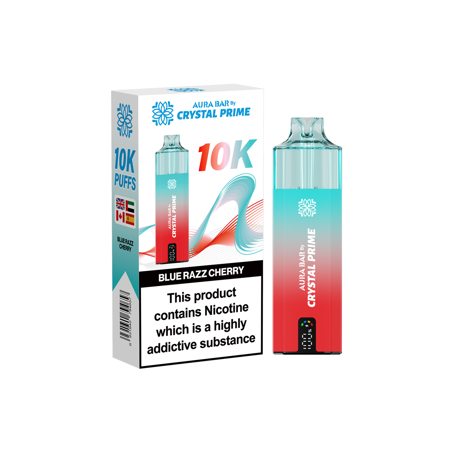 BLUE RAZZ CHERRY - CRYSTAL PRIME 10K