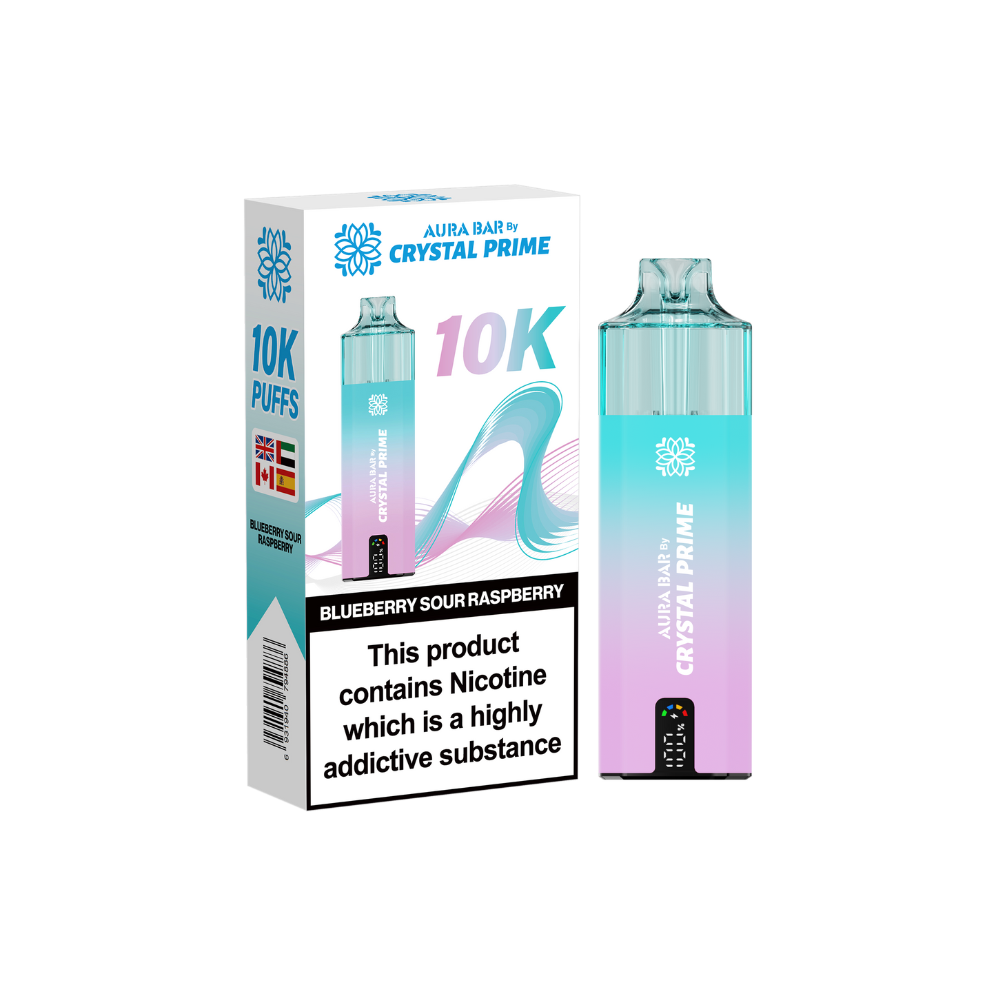 BLUE SOUR RASPBERRY - CRYSTAL PRIME 10K