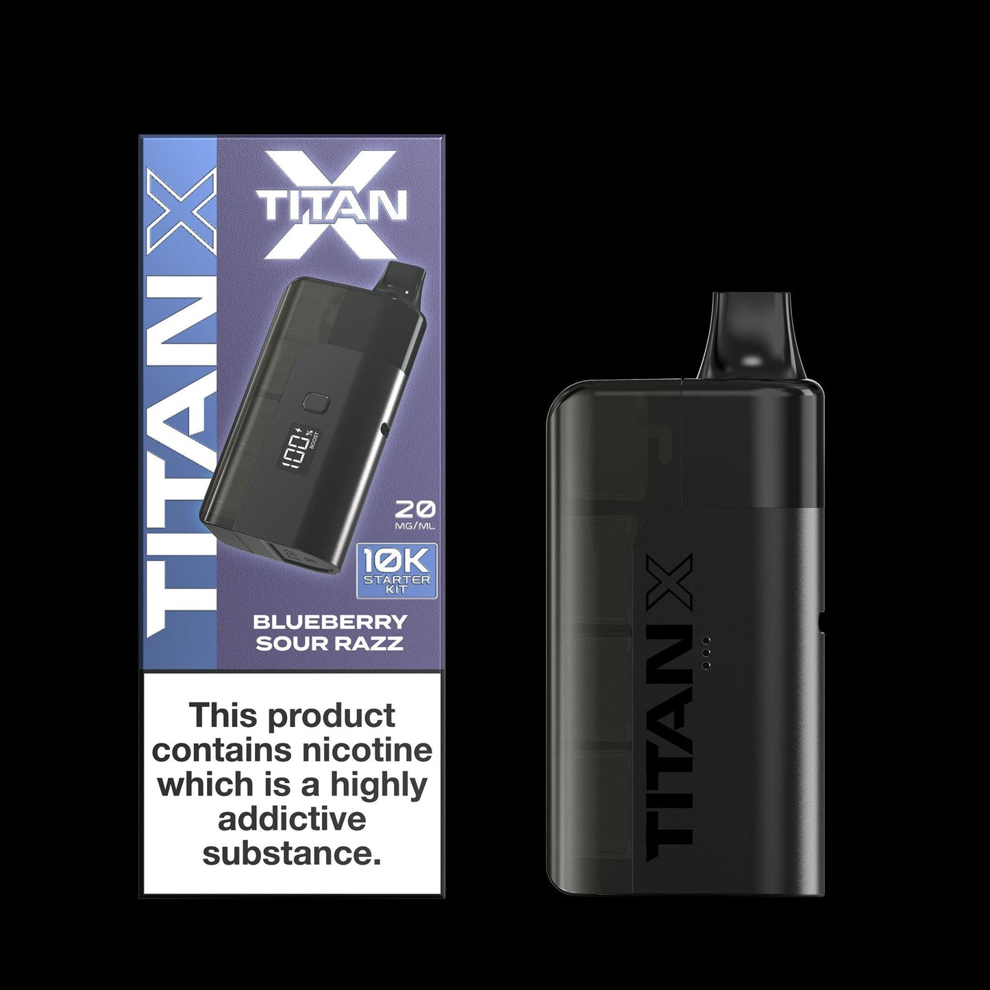 BLUEBERRY SOUR RAZZ - TITAN X KIT