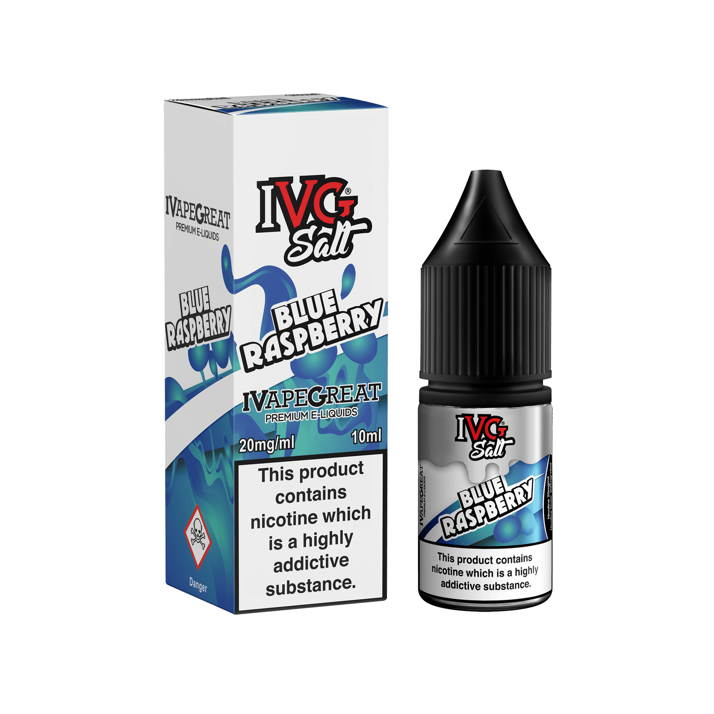 BLUE RASPBERRY 20MG - IVG SALTS 10ML
