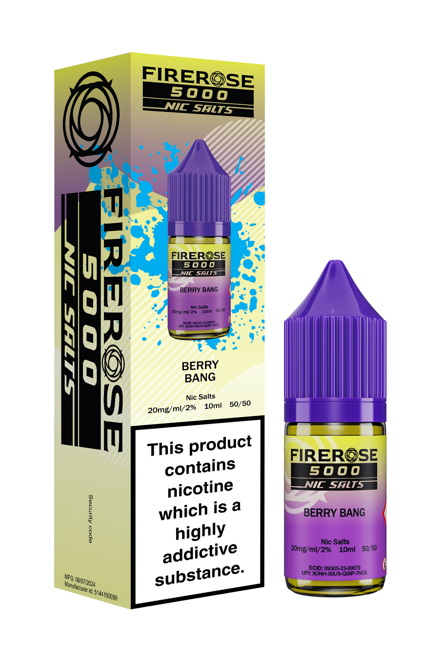 BERRY BANG - FIREROSE NIC SALTS 20 MG