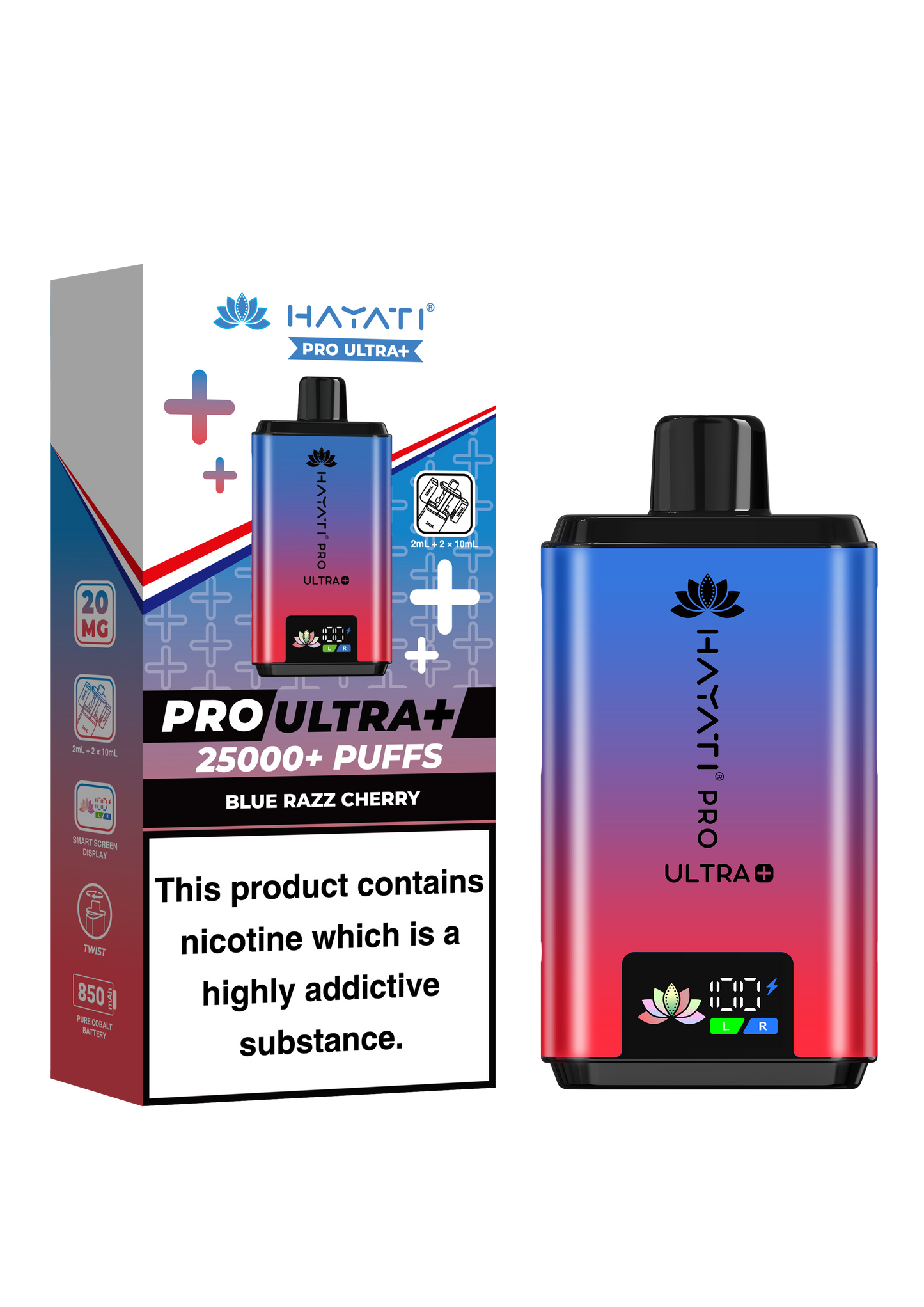 BLUE RAZZ CHERRY - HAYATI PRO ULTRA 25K