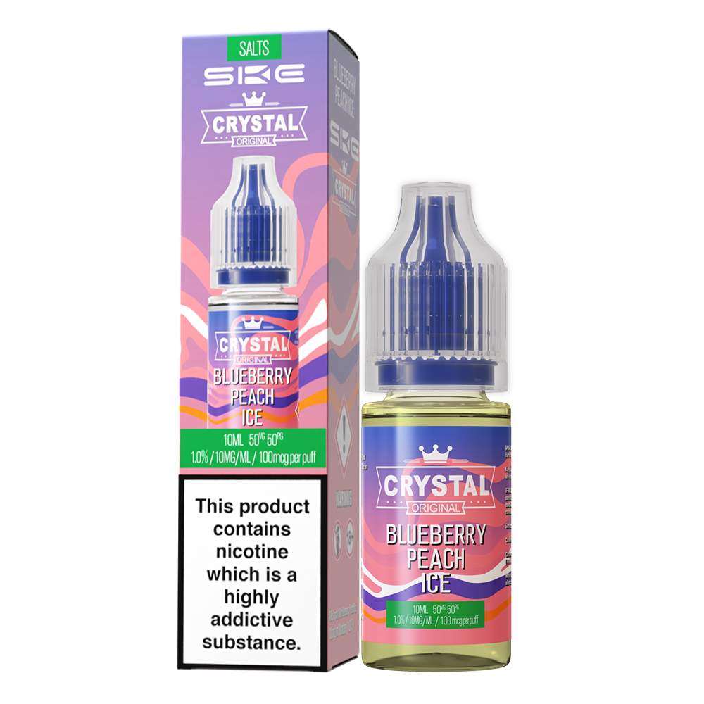 BLUEBERRY PEACH ICE - SKE NIC SALTS 10MG