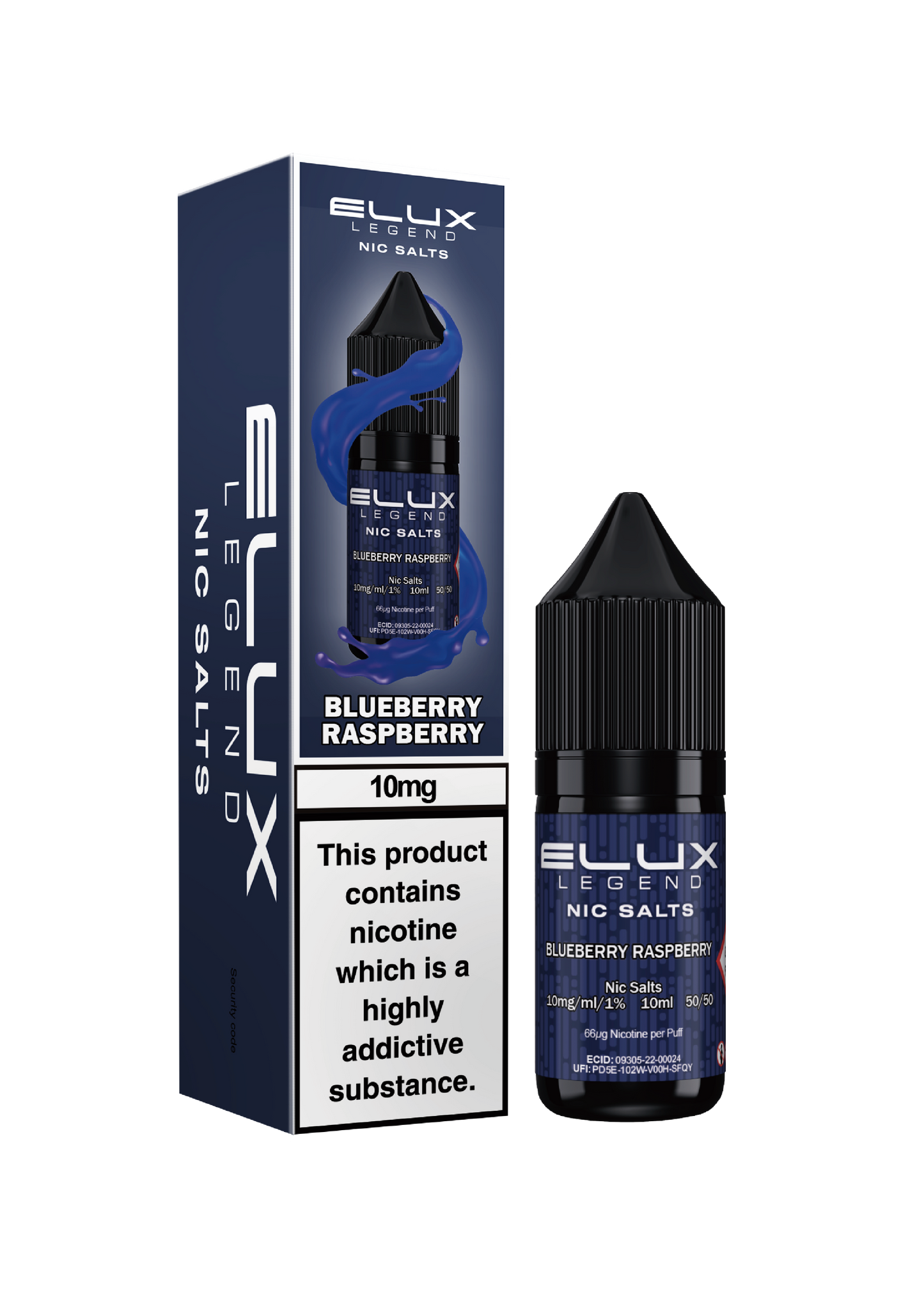 Blueberry Raspberry - ELUX NIC SALT 10 MG
