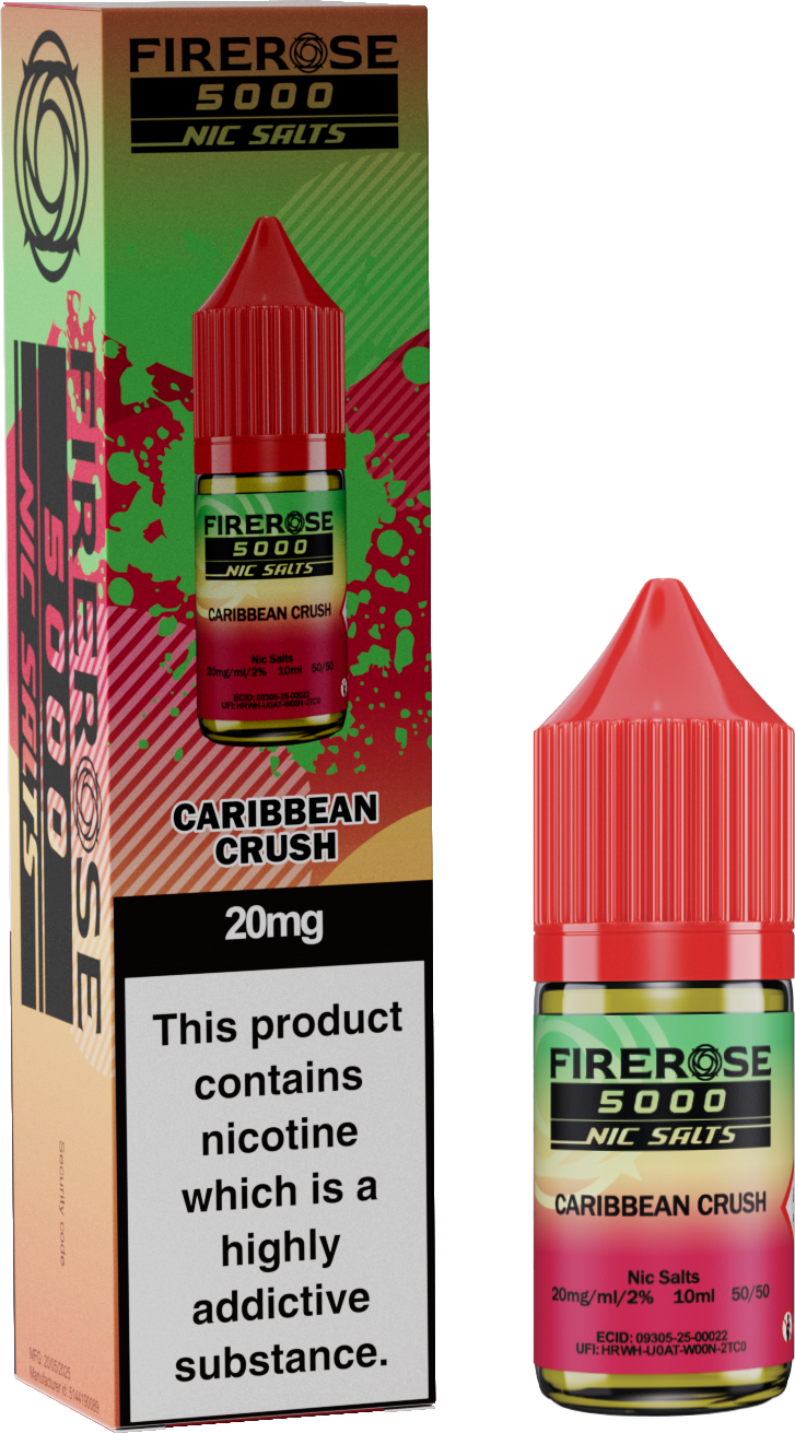 CARIBBEAN CRUSH - FIREROSE NIC SALTS 20 MG