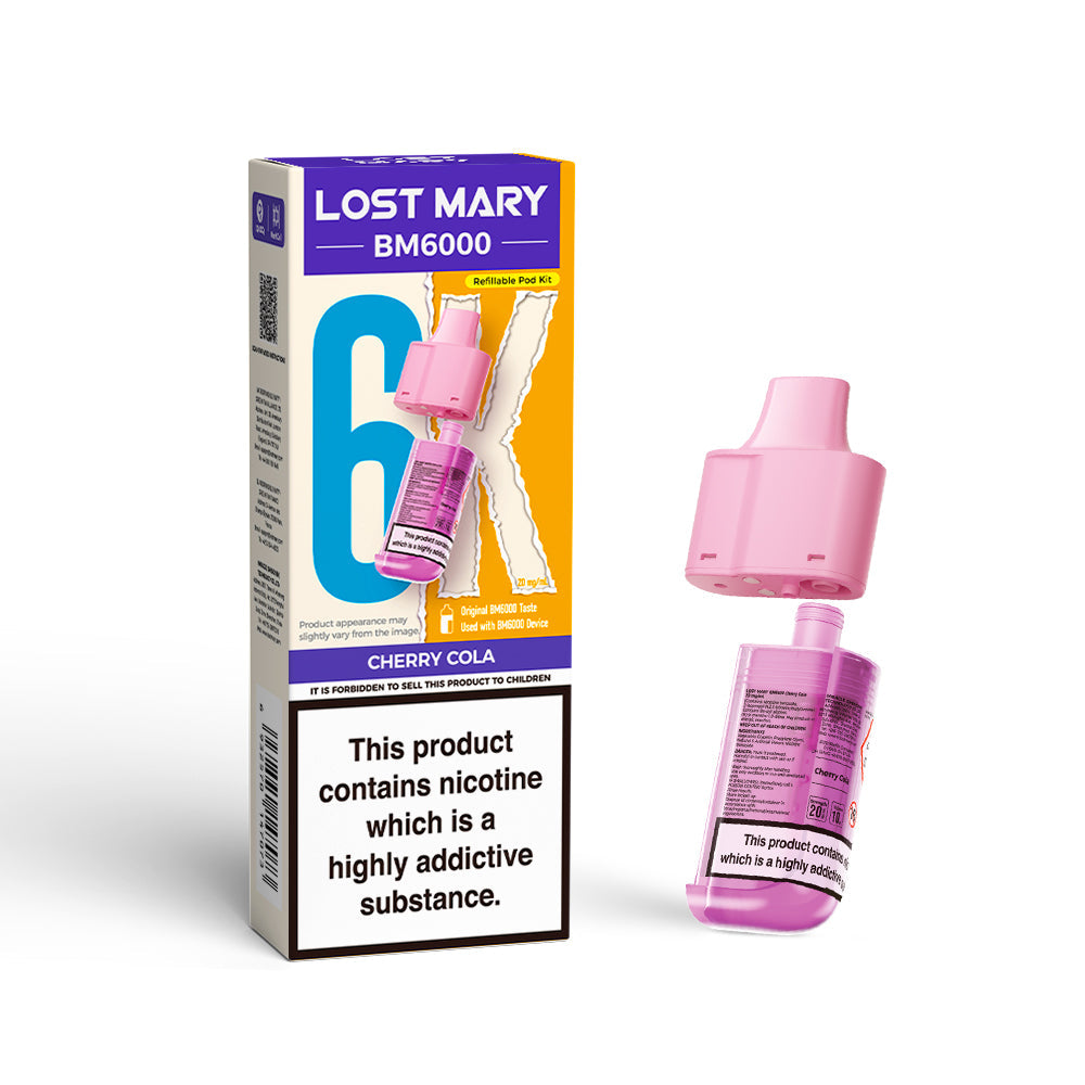 CHERRY COLA - LOST MARY BM6000 POD