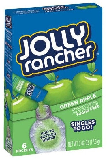 JOLLY RANCHER GREEN APPLE SINGLES TO GO!