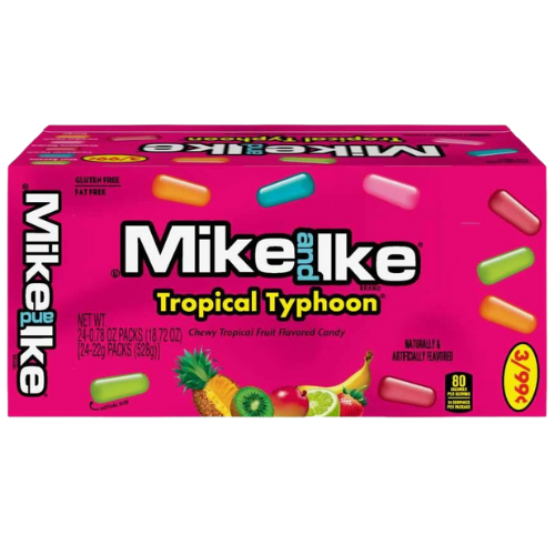 TROPICAL TYPHOON MIKE AND IKE CANDY 4.25 oz