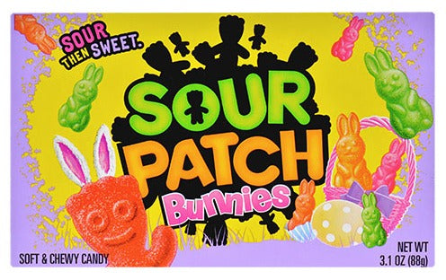 BUNNIES SOUR PATCH THEATRE BOXES 3.5 OZ