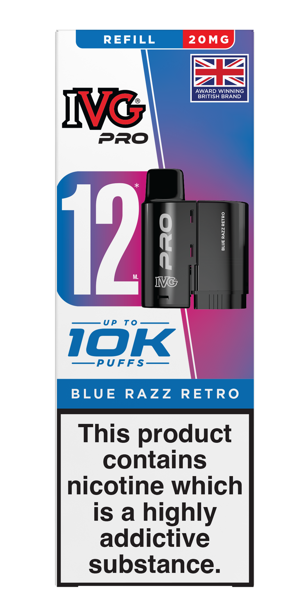 BLUE RASBERRY ICE - IVG PRO PODS