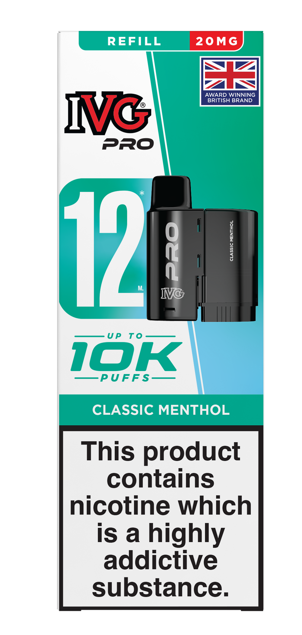 FRESH MENTHOL MOJITO - IVG PRO PODS