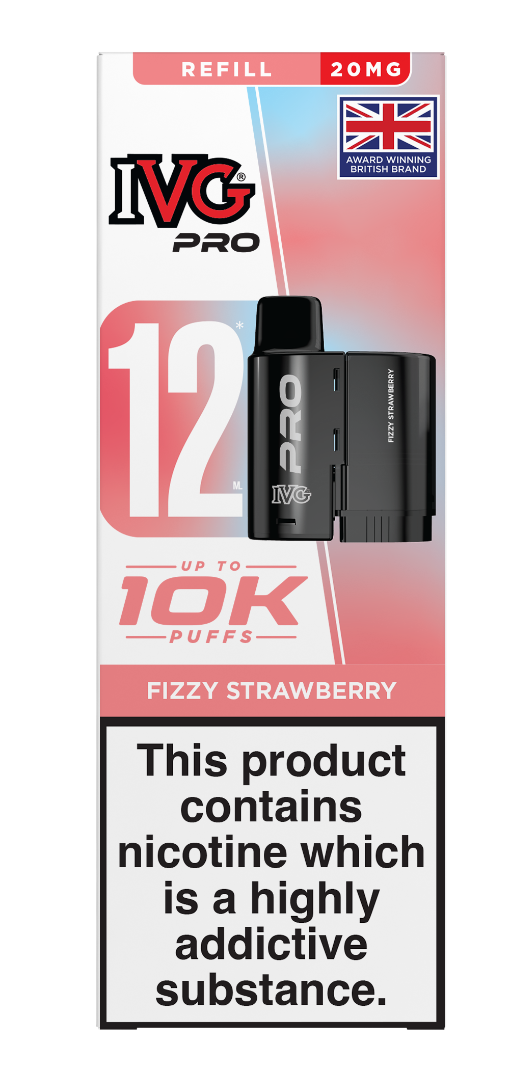 FIZZY STRAWBERRY - IVG PRO PODS