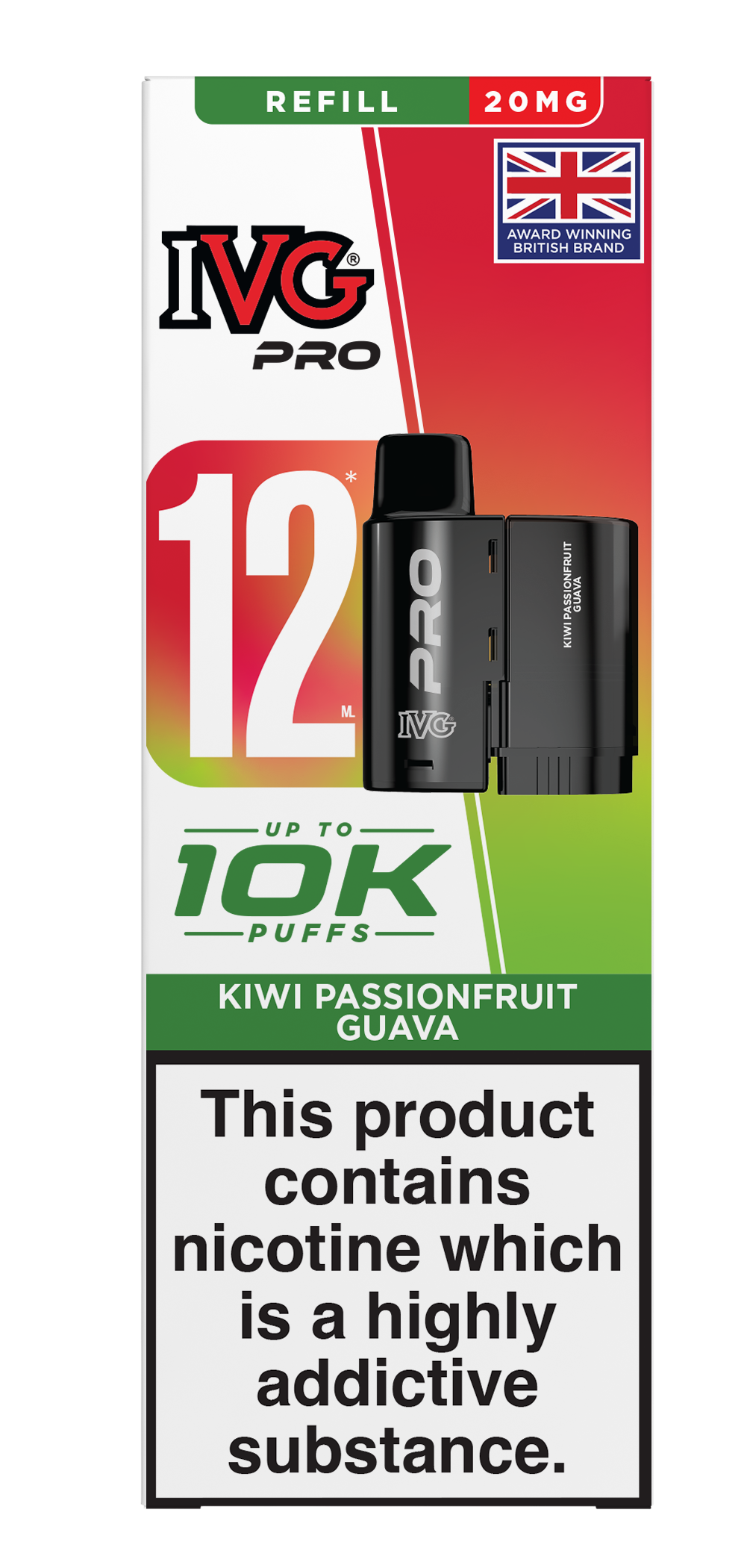 KIWI PASSIONFRUIT GUAVA - IVG PRO PODS