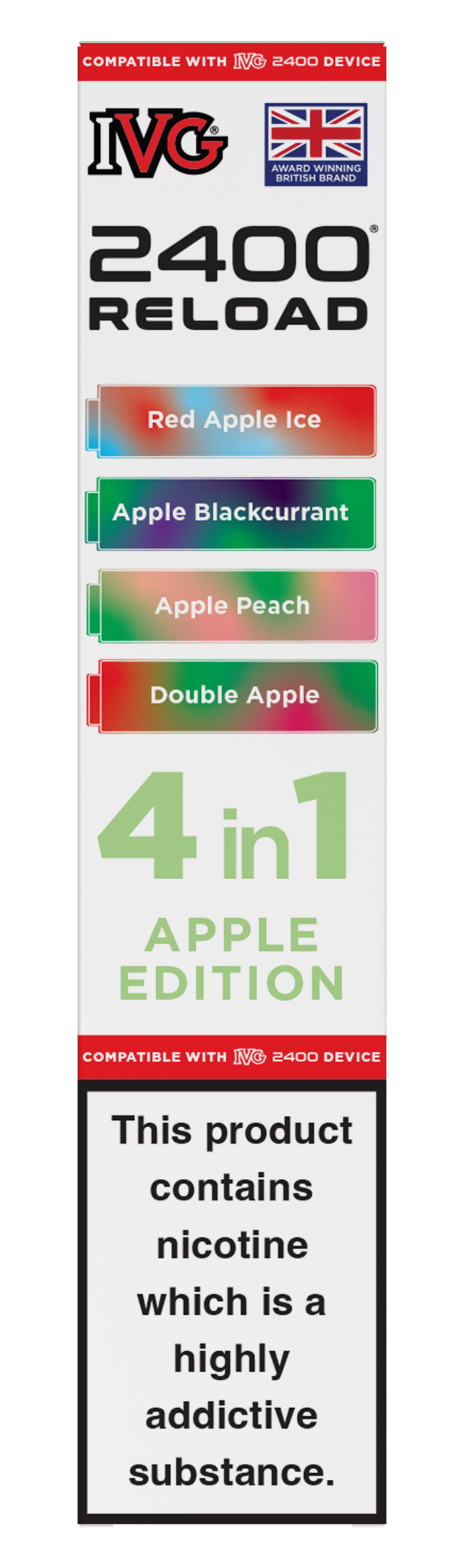 Apple Edition - IVG 2400 RELOAD POD