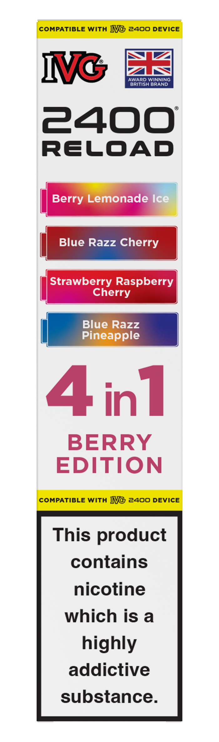 Berry Edition - IVG 2400 RELOAD POD