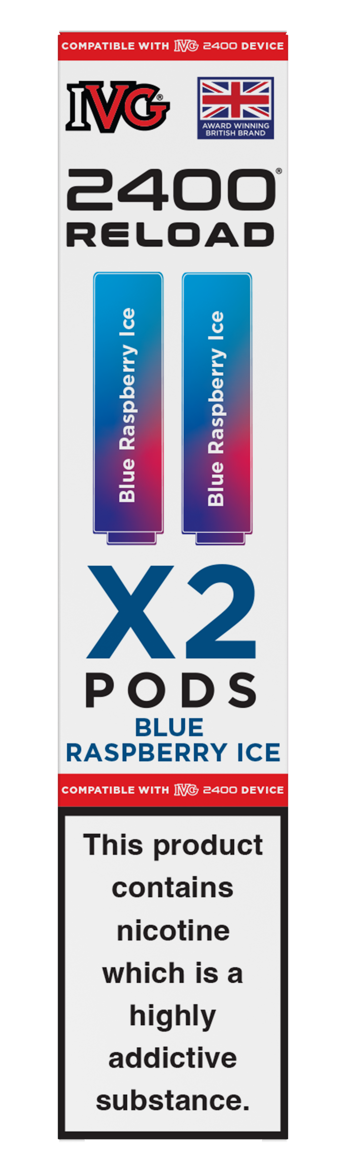 Blueberry Edition - IVG 2400 RELOAD POD