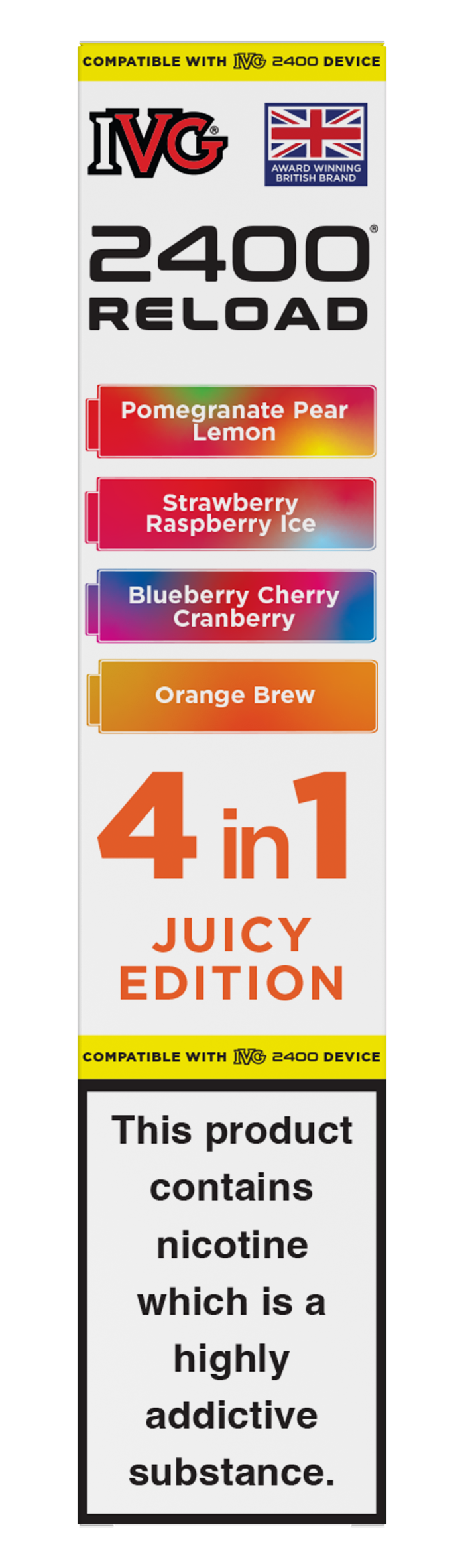 Juicy Edition - IVG 2400 RELOAD POD