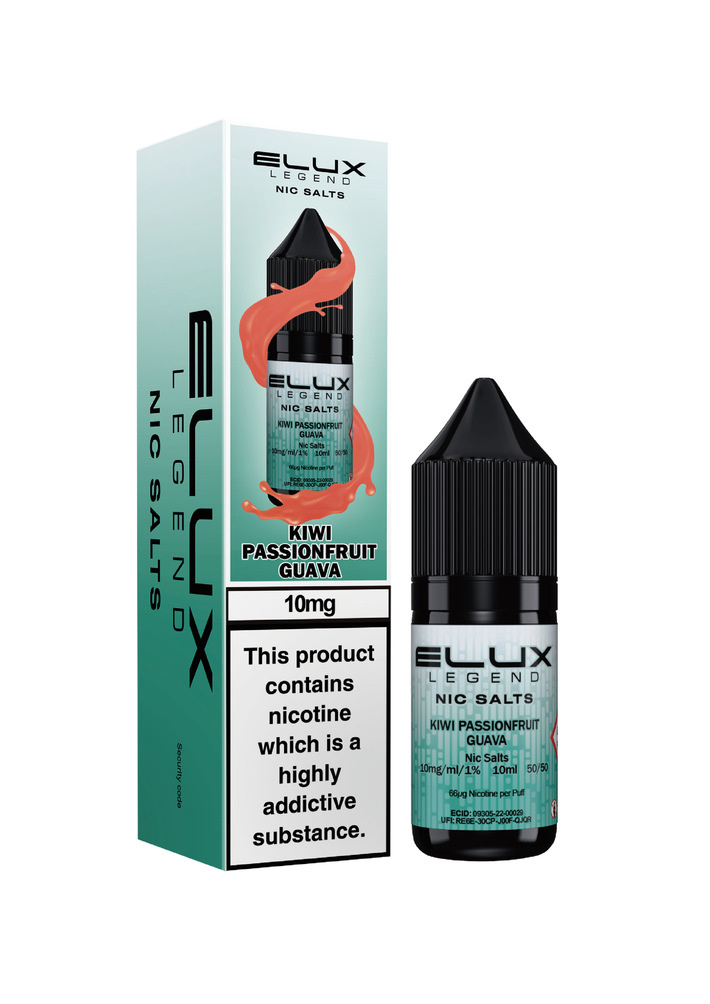 Kiwi Passionfruit Guava - ELUX NIC SALTS 20 MG