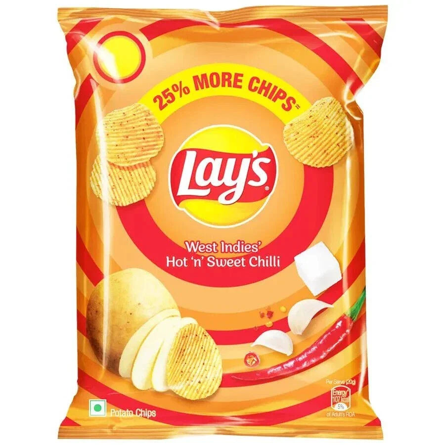 LAYS WEST INDIES HOT AND CHILLI CRISPS