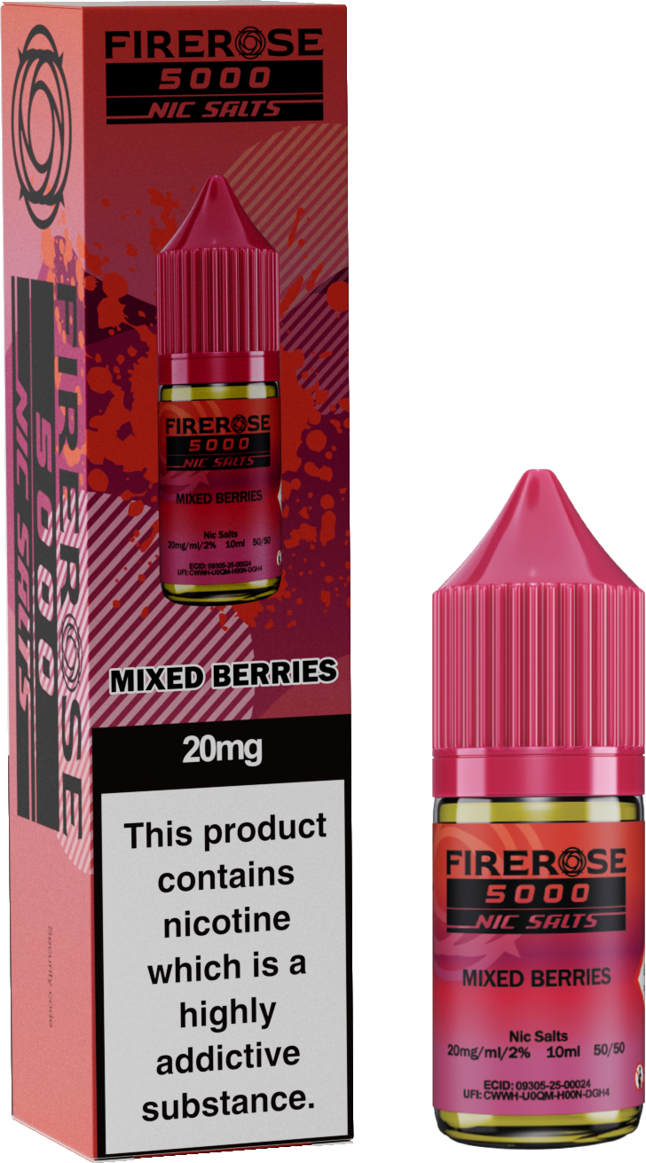 MIXED BERRIES - FIREROSE NIC SALTS 20 MG