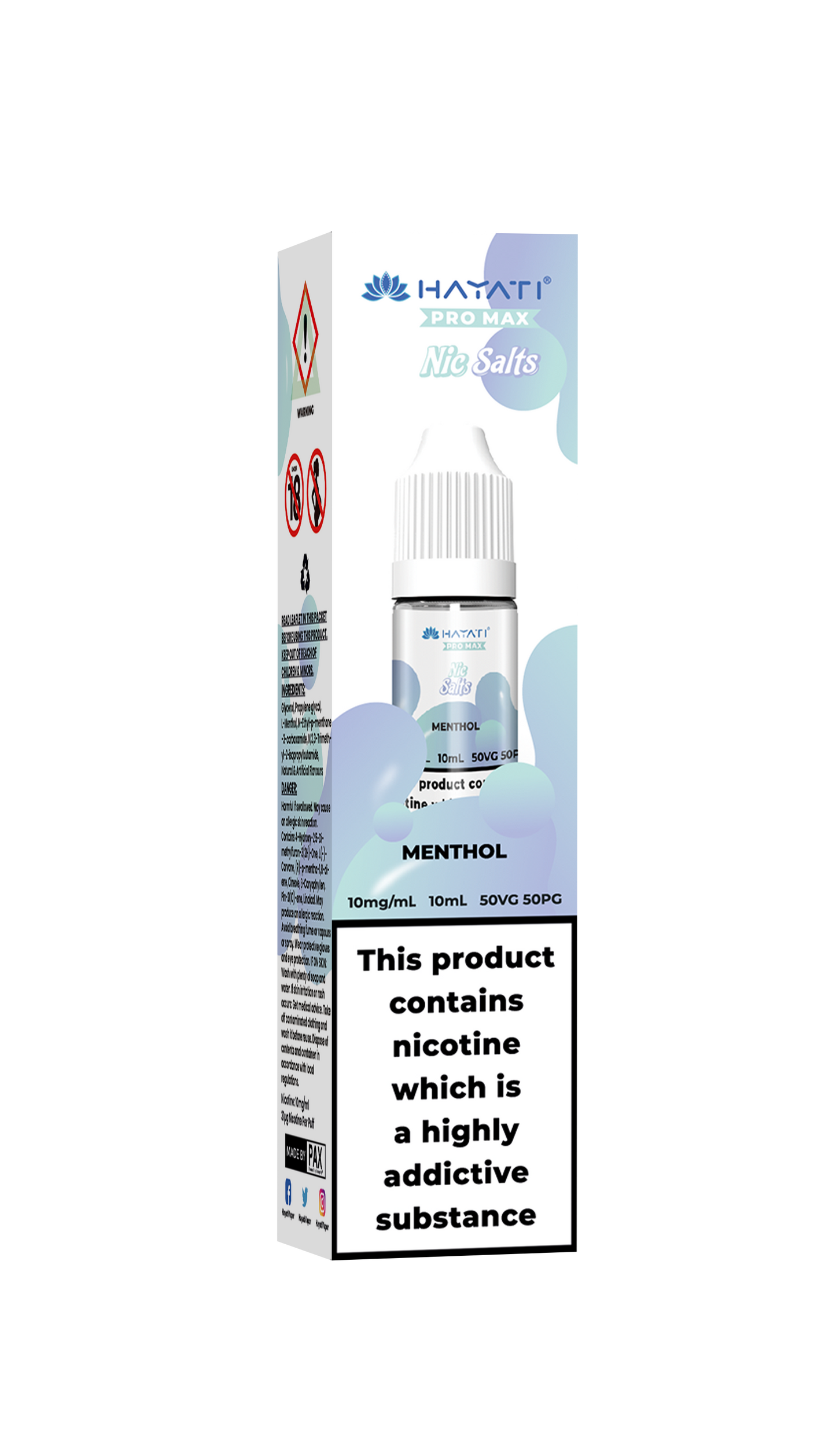 MENTHOL - HAYATI NIC SALTS 10 MG