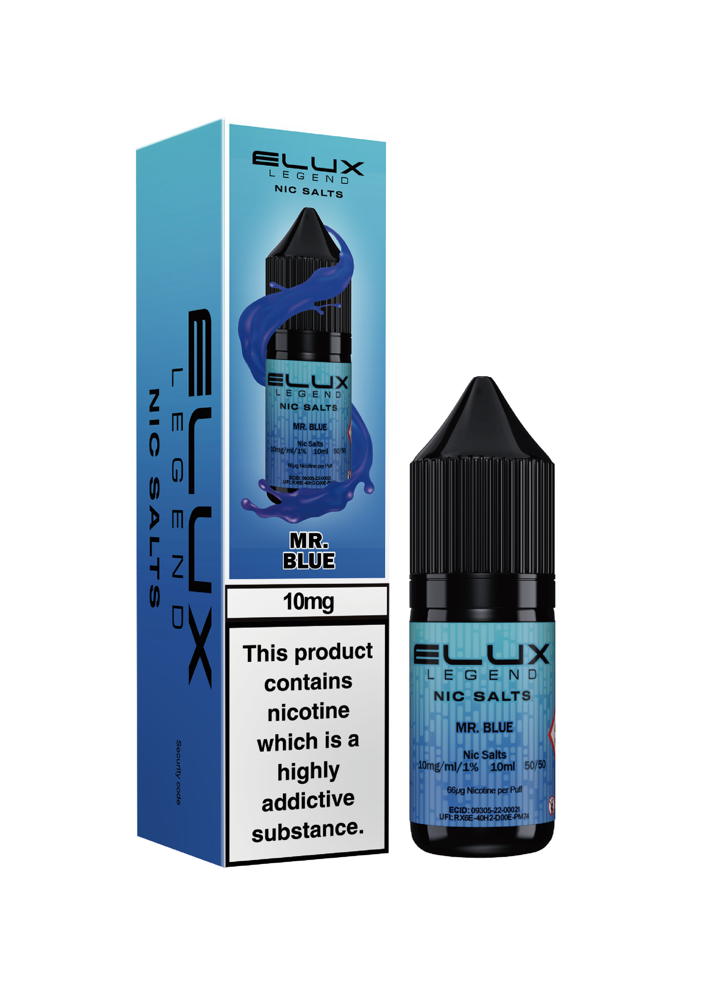 Mr Blue - ELUX NIC SALT 10 MG