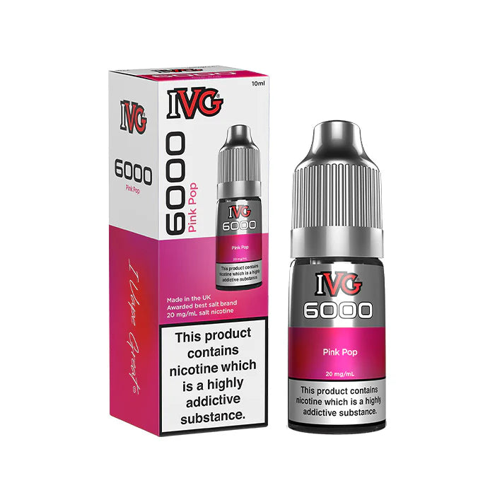 PINK POP - IVG 6OOO E-LIQUIDS 20MG
