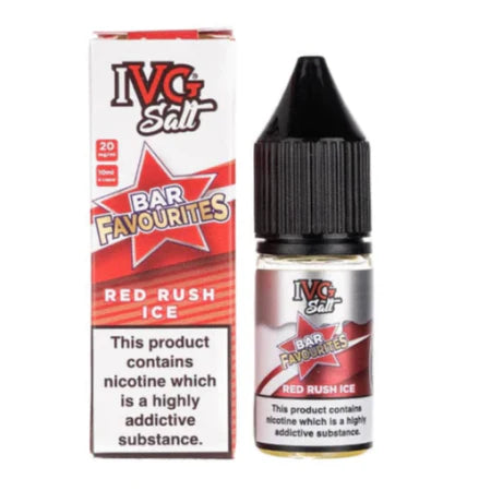 RED RUSH ICE 20MG - IVG SALTS 10ML