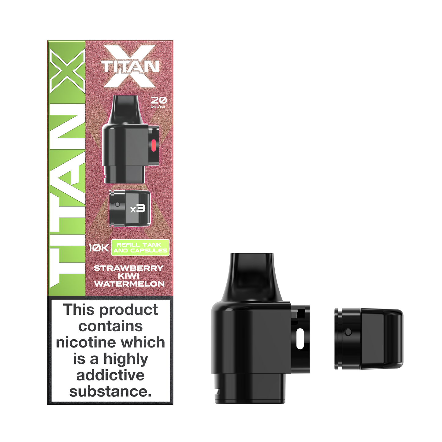 STRAWBERRY KIWI WATERMELON - TITAN X POD