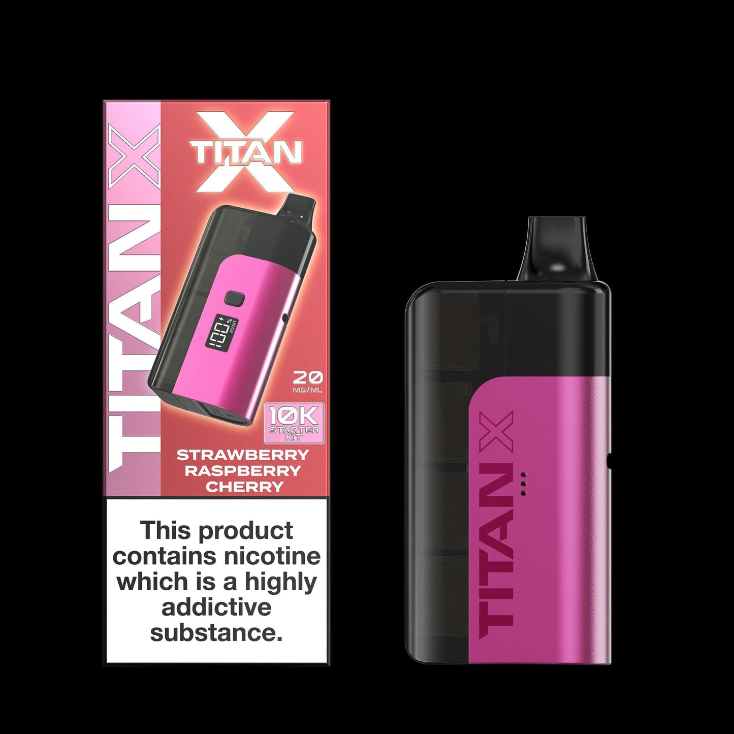 STRAWBERRY RASPBERRY CHERRY - TITAN X KIT