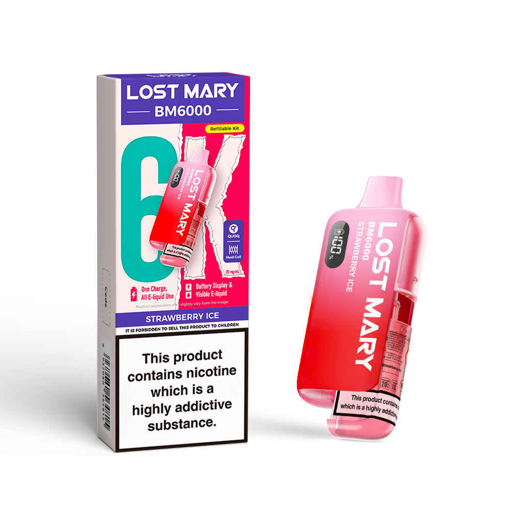 STRAWBERRY RASPBERRY BLACKBERRY - LOST MARY BM6000 KIT