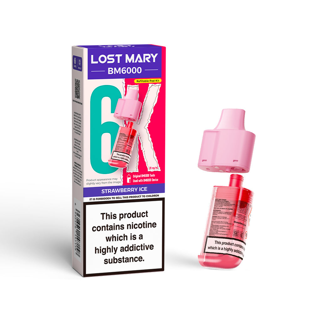 STRAWBERRY ICE - LOST MARY BM6000 POD