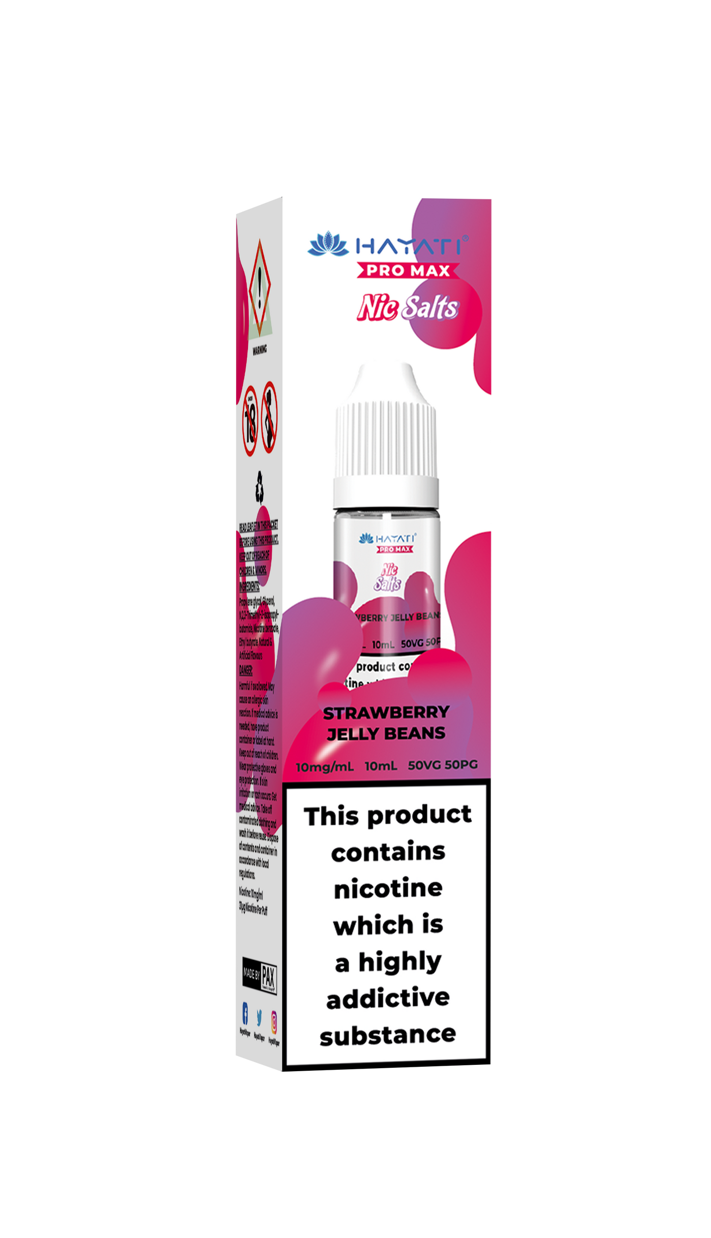 STRAWBERRY JELLY BEANS - HAYATI NIC SALTS 10 MG