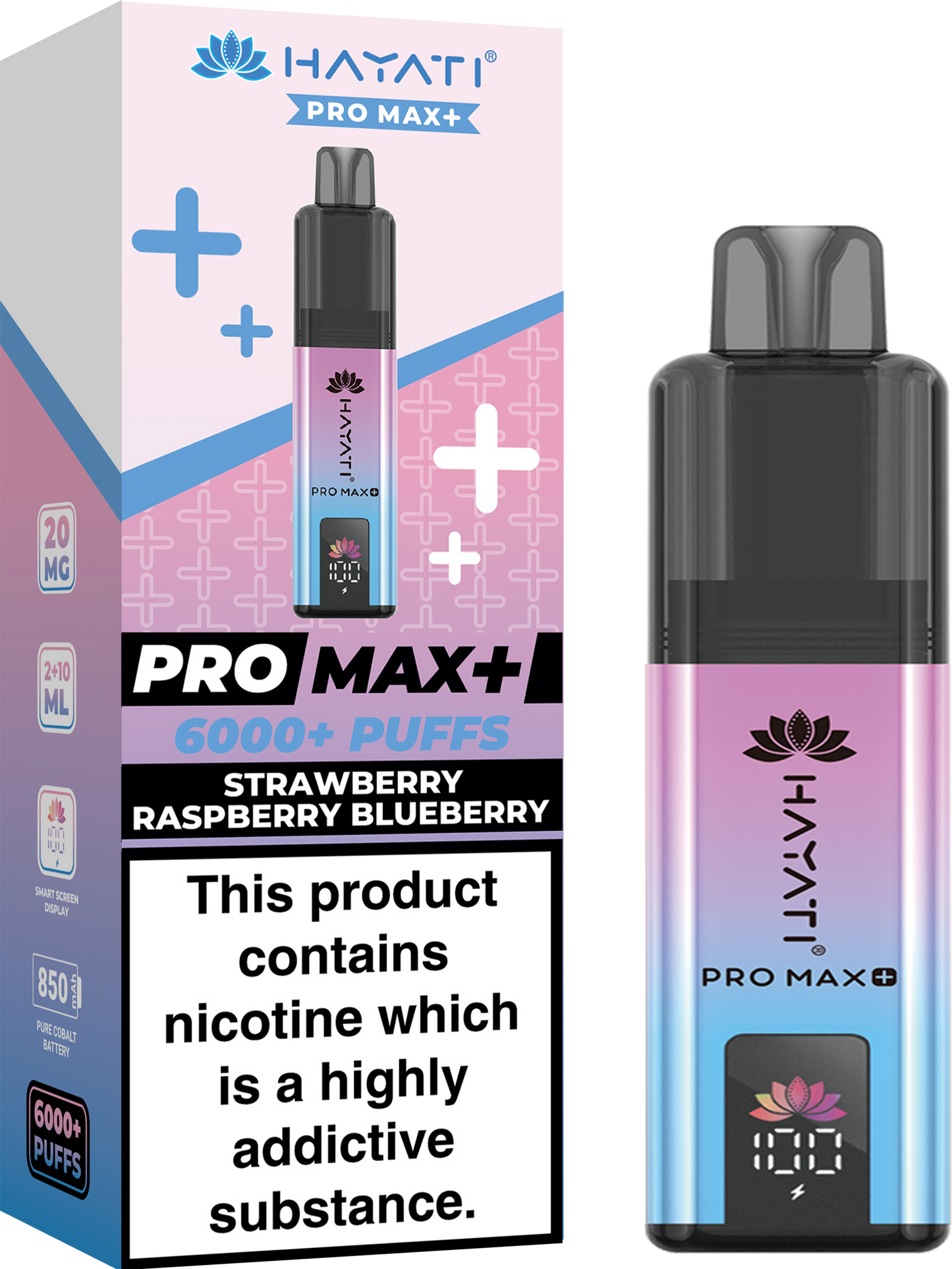STRAWBERRY RASPBERRY BLUEBERRY - PRO MAX +