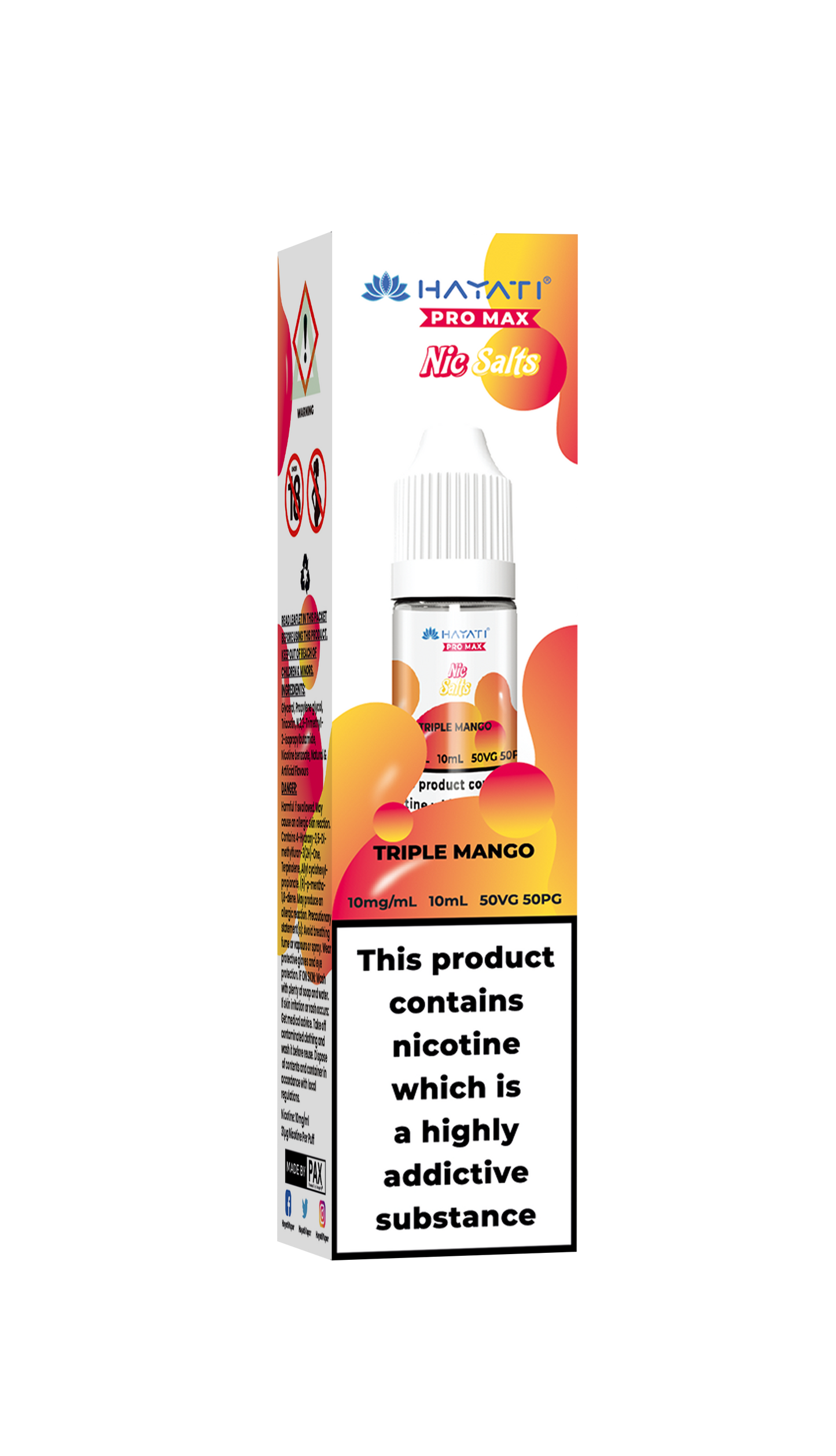 TRIPLE MANGO - HAYATI NIC SALTS 10 MG