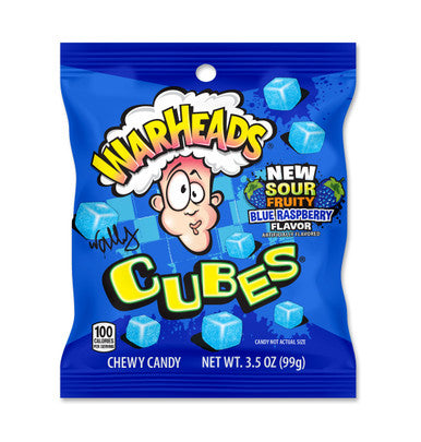 WARHEADS BLUE RASPBERRY PEG BAGS