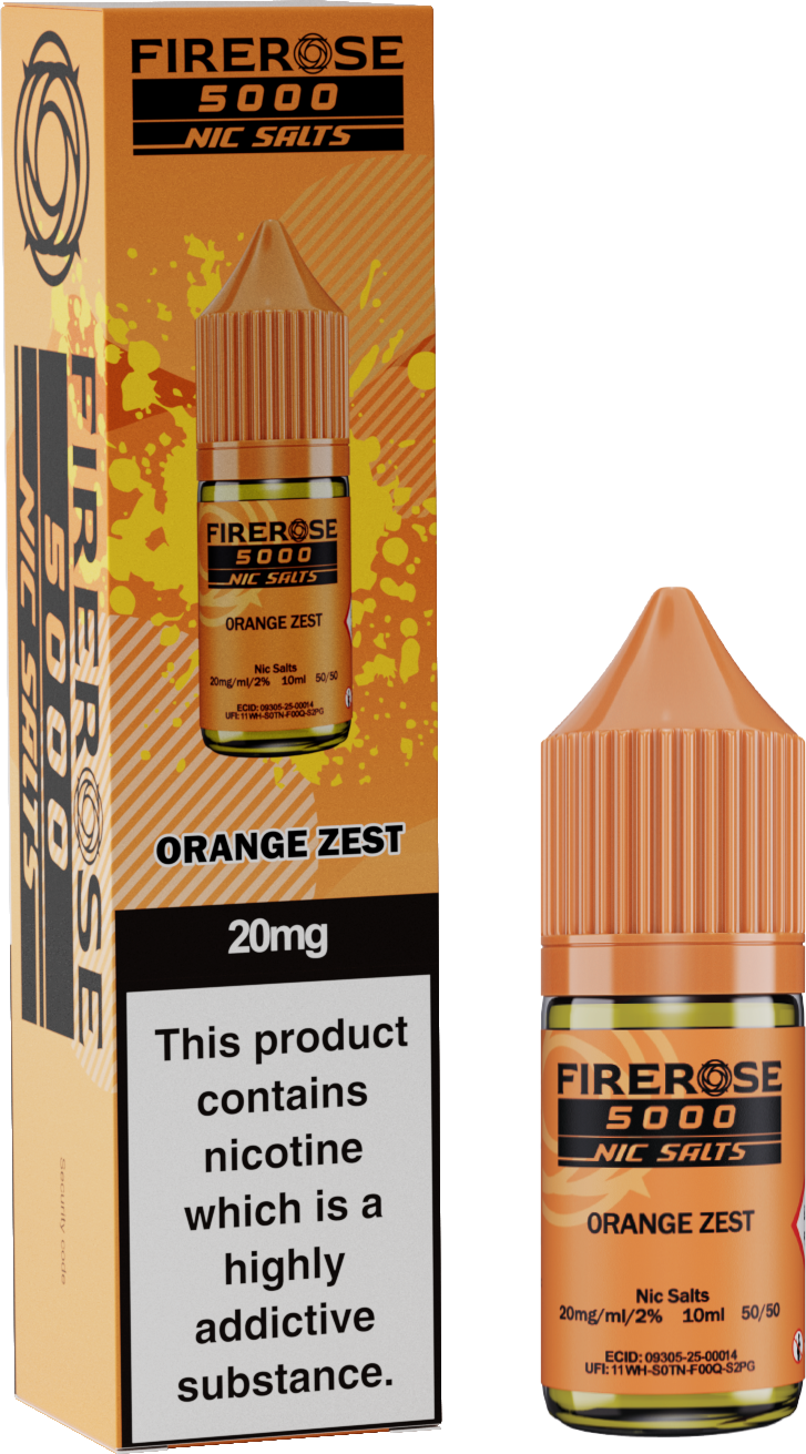 ORANGE ZEST - FIREROSE NIC SALTS 20 MG