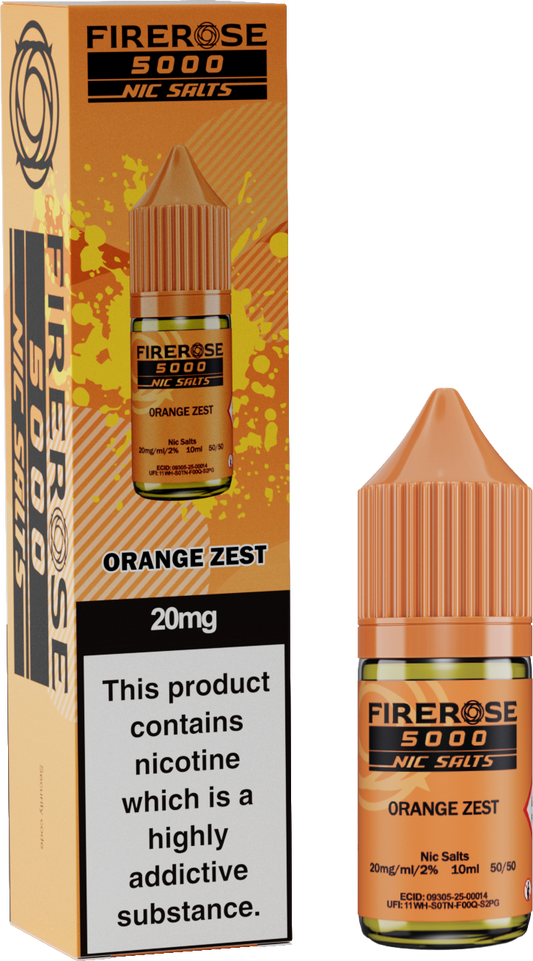 ORANGE ZEST - FIREROSE NIC SALTS 20 MG
