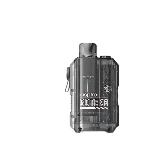 Aspire GoTek X Vape Pod Kit - Translucent Black / ASPIRE