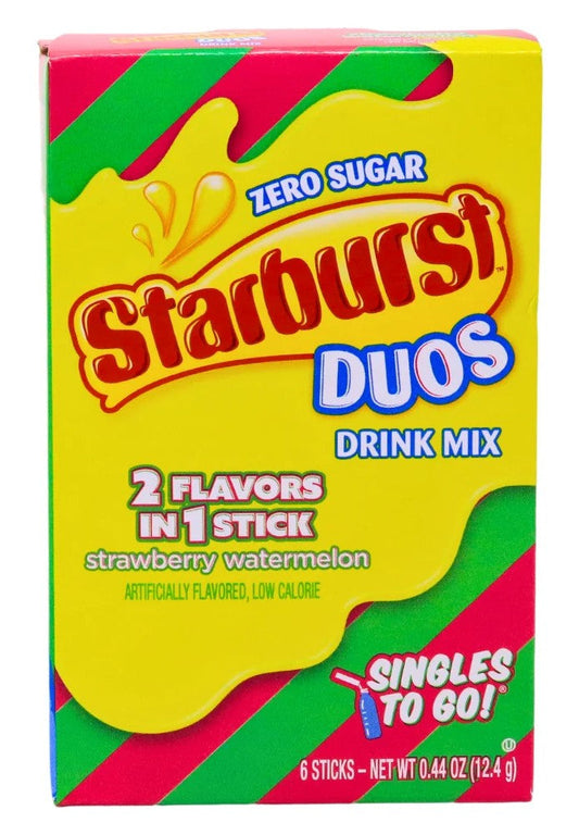 STARBURST STRAWBERRY WATERMELON SINGLES TO GO!