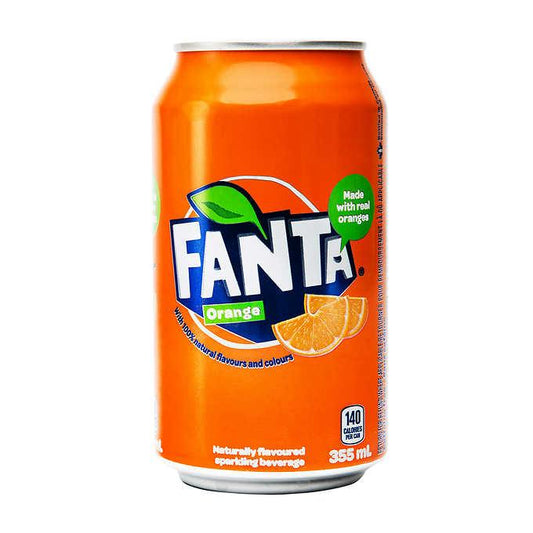FANTA ORANGE CANS USA 350ML