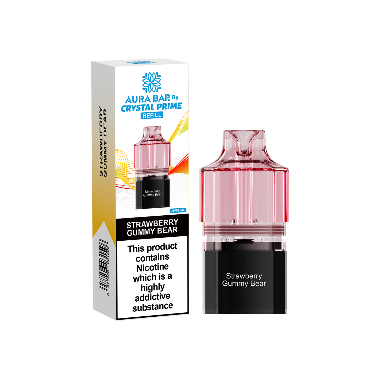 STRAWBERRY GUMMY BEAR - CRYSTAL PRIME 10K PODS