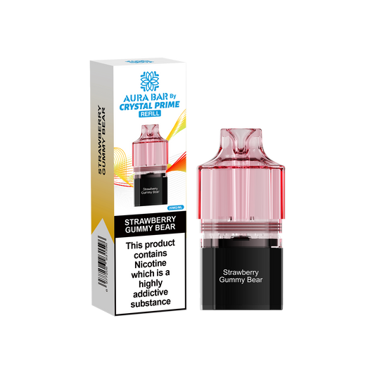 STRAWBERRY GUMMY BEAR - CRYSTAL PRIME 10K PODS