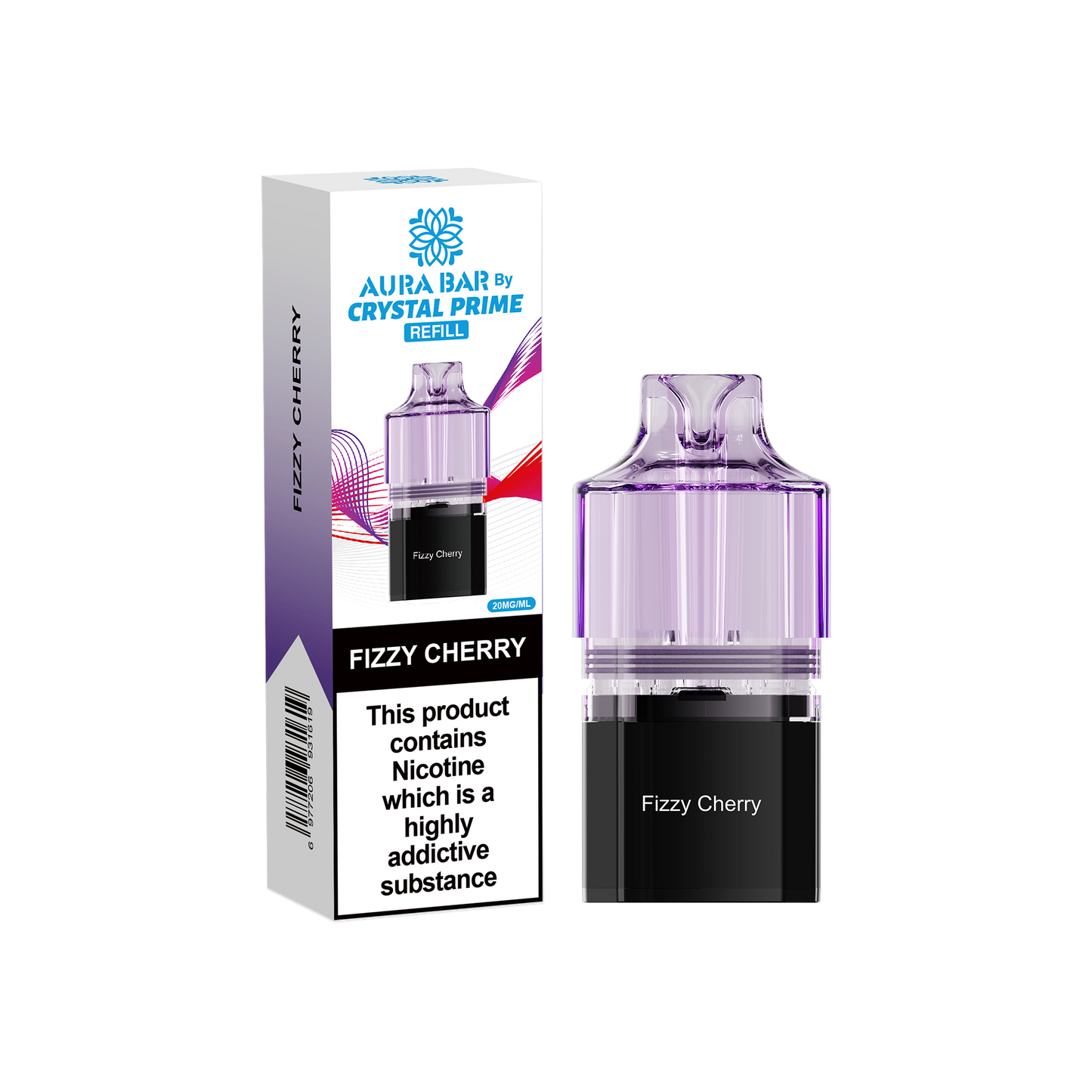 FIZZY CHERRY - CRYSTAL PRIME 10K PODS