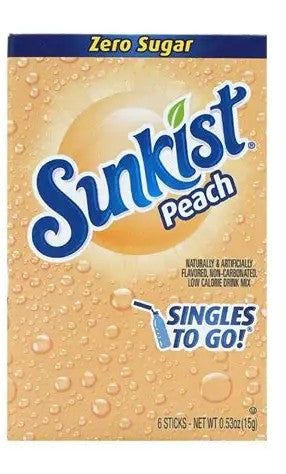 SUNKIST PEACH SINGLES TO GO!
