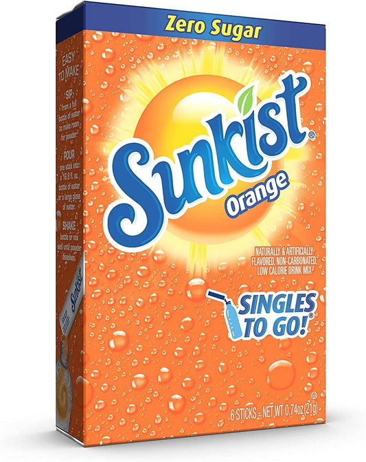 SUNKIST ORANGE SINGLES TO GO!