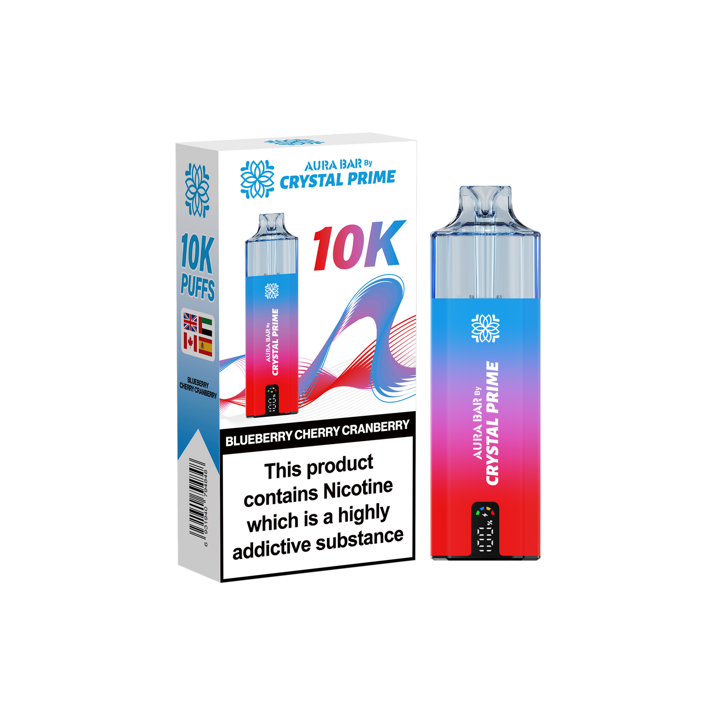 BLUEBERRY CHERRY CRANBERRY - CRYSTAL PRIME 10K